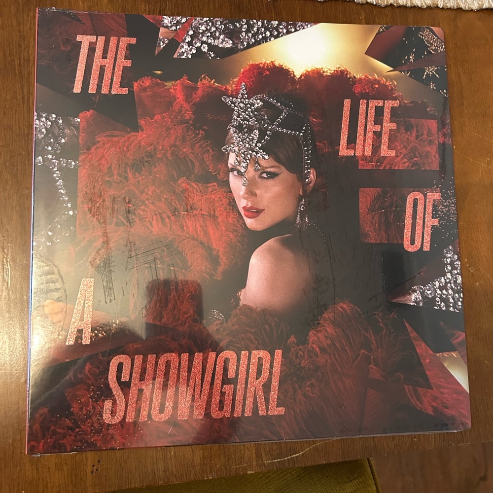 Taylor swift life of a showgirl lipstick and lace vinyl new